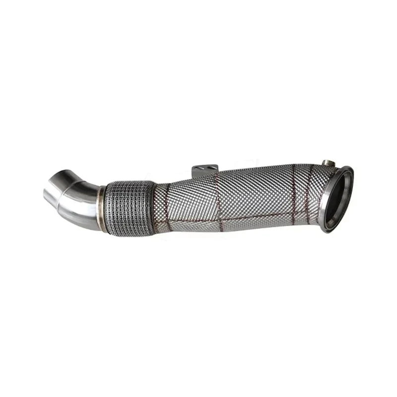 IBOAUTO B58 Gen 2 4.5" catless downpipe with heat shield, view 2